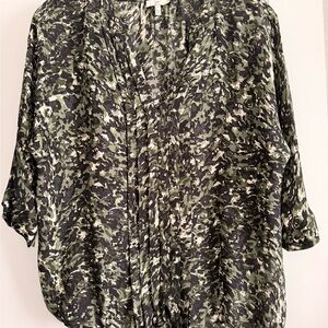 Joie Camouflage Print Blouse